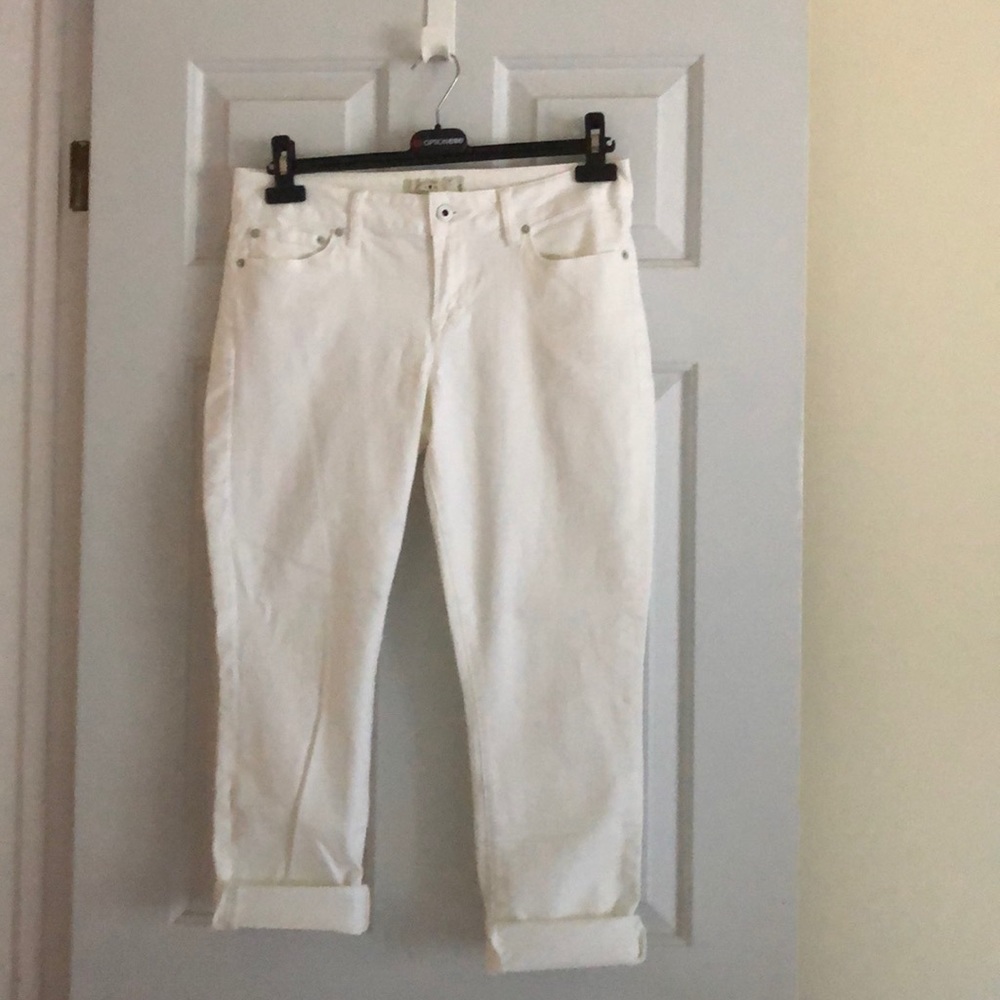 White Lucky Brand Lolita Capri